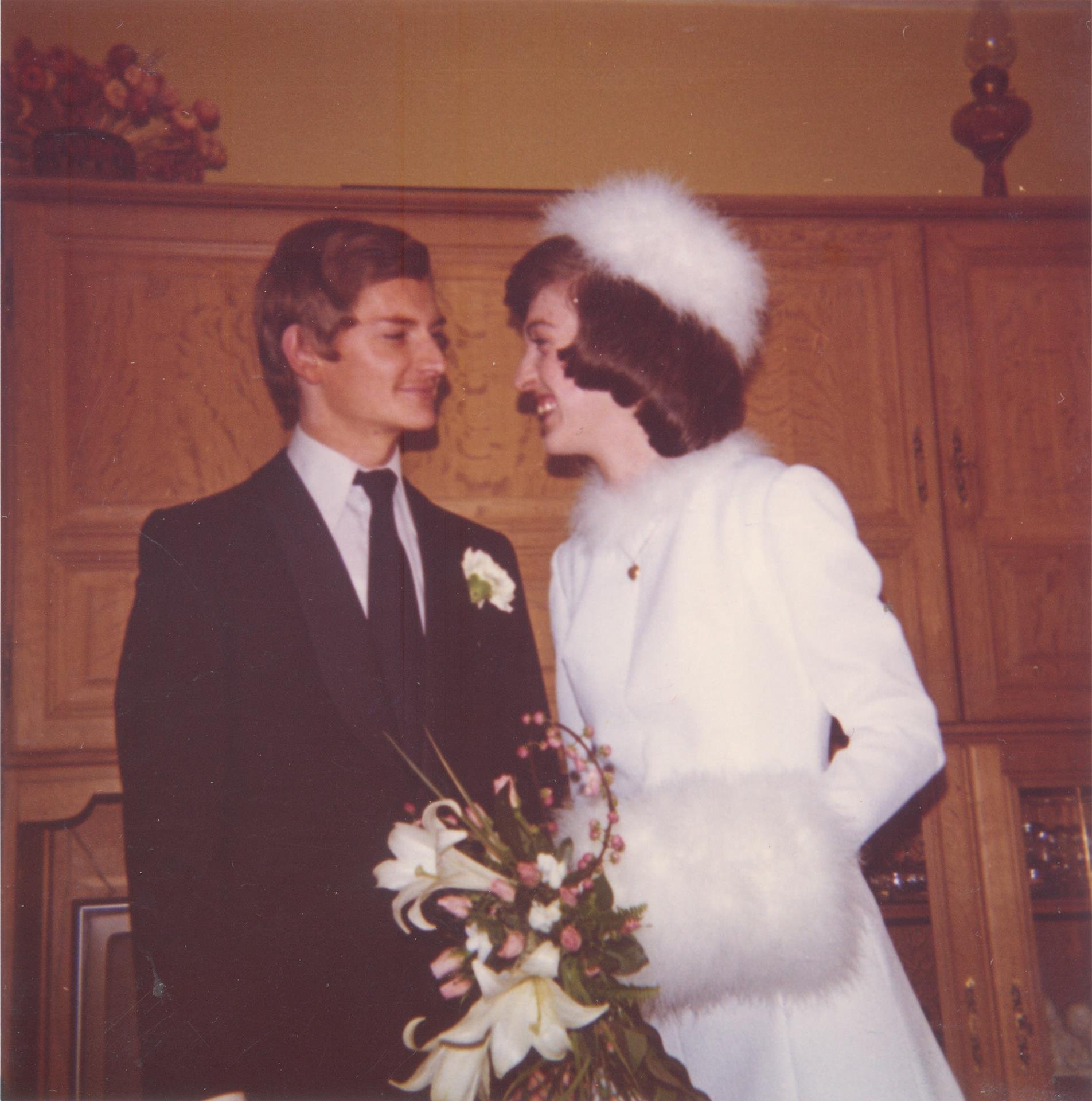 Julia en Guy 45 jaar geleden