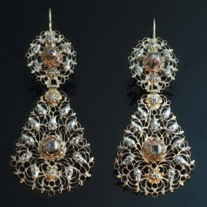 Antique Victorian earrings between $1500 and $5000