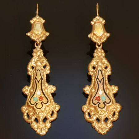 Antique earrings between $1000 and $2500