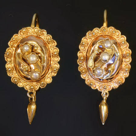 Antique earrings under $1000