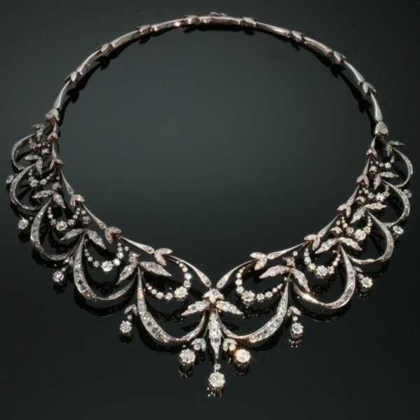 Antique necklaces above $15000