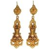antique and estate earrings with black