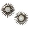 antique and estate earrings with white