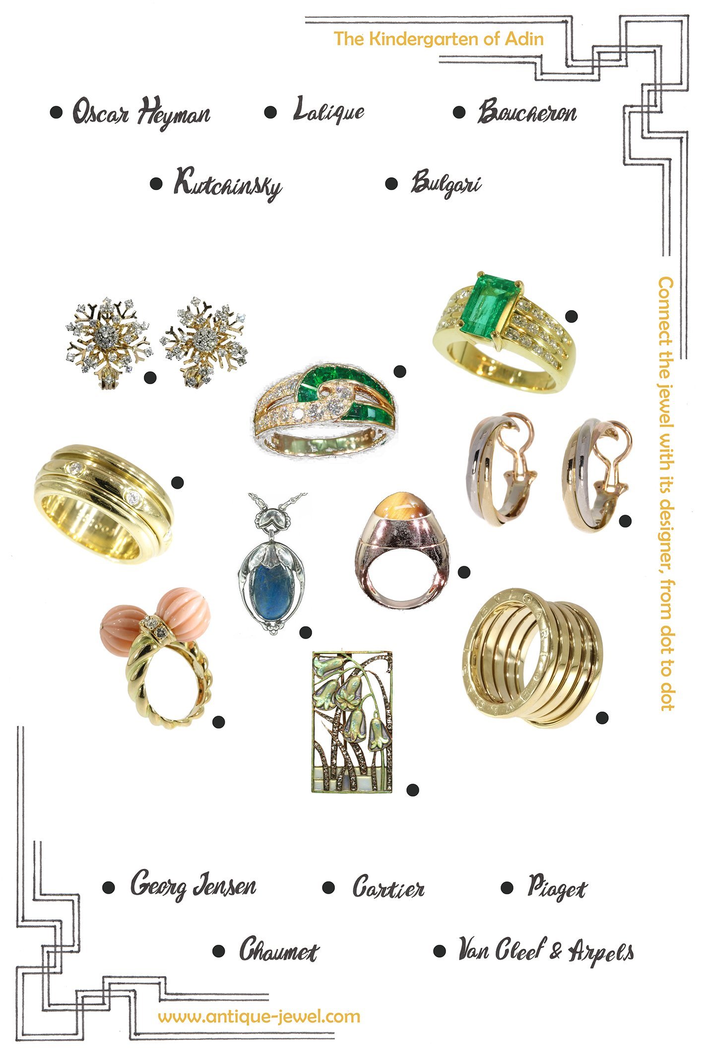 Click picture to check our extensive collection of signed vintage jewellery
