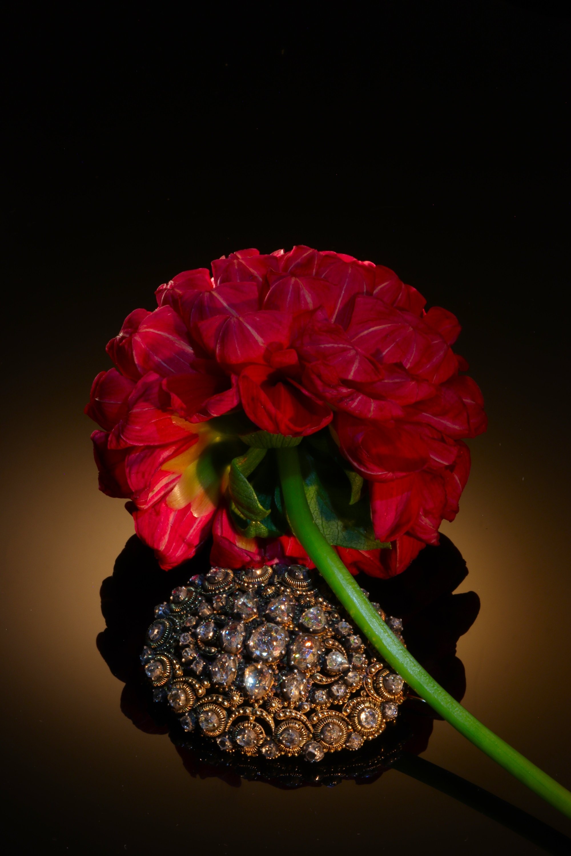 Click the picture to find out more about this antique brooch from Zeeland with love: A 19th Century gold filigree marvel with diamonds